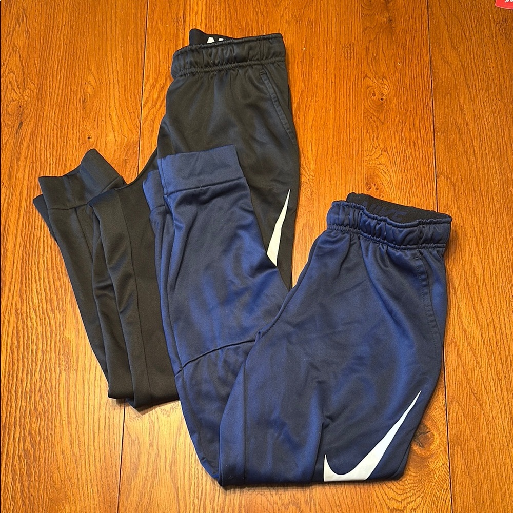 Nike Men's Navy and Black Joggers (Set of 2)